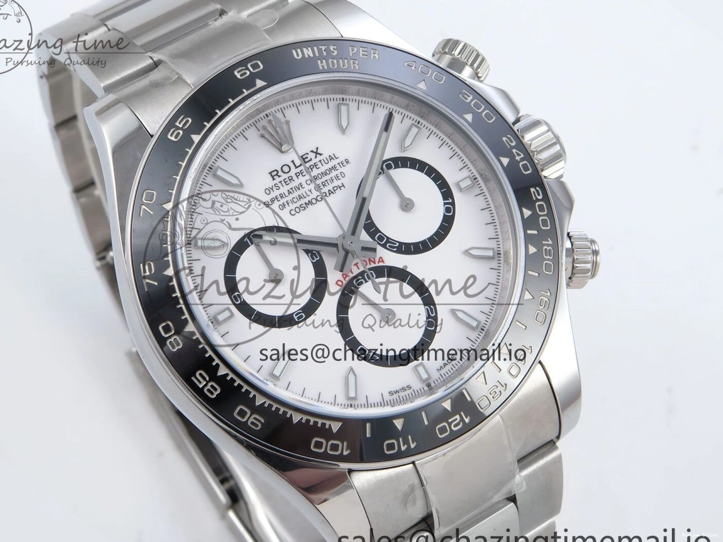 0517 2023 Daytona 126500 AR+F 1:1 Best Edition 904L SS Case and Bracelet White Dial SA Timeless 852